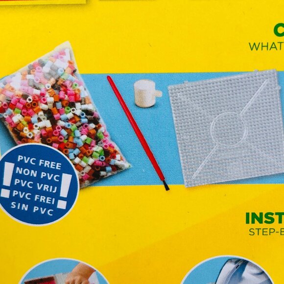 New in Box SES  Iron on Beads Beedz 3D Cake Boxes 1800 Pcs w/Accessories Age 5+ - Picture 11 of 16